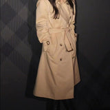 Casaco Longo Trench com Cinto