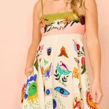 Vestido Longo Midi Estampado