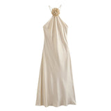 Vestido Longo Acetinado Urban