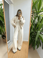 Conjunto de Moletom em Algodão