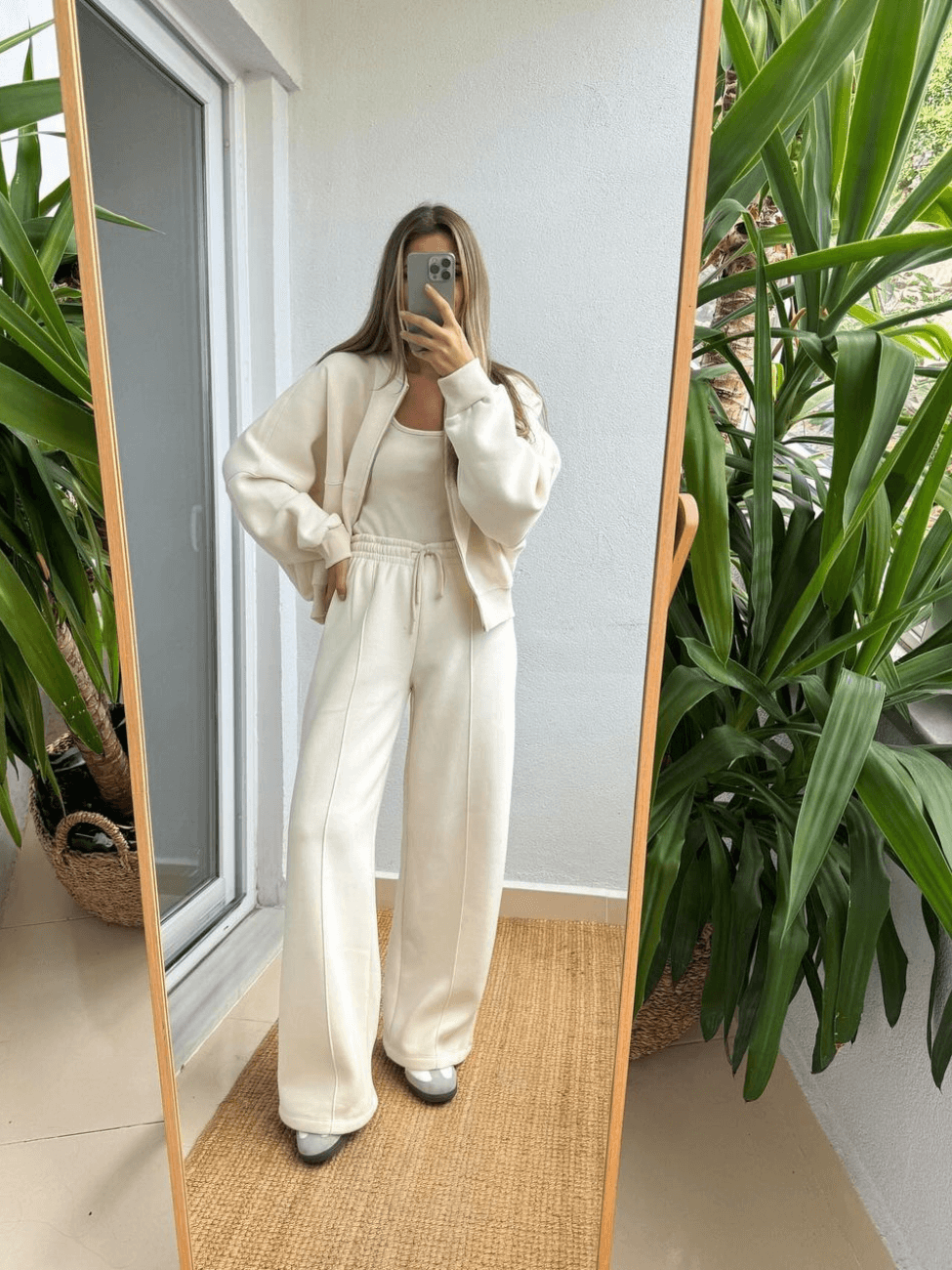 Conjunto de Moletom em Algodão