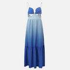 Vestido Longo com Decote em V - Ethel