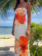 Vestido Longo Floral - Petals