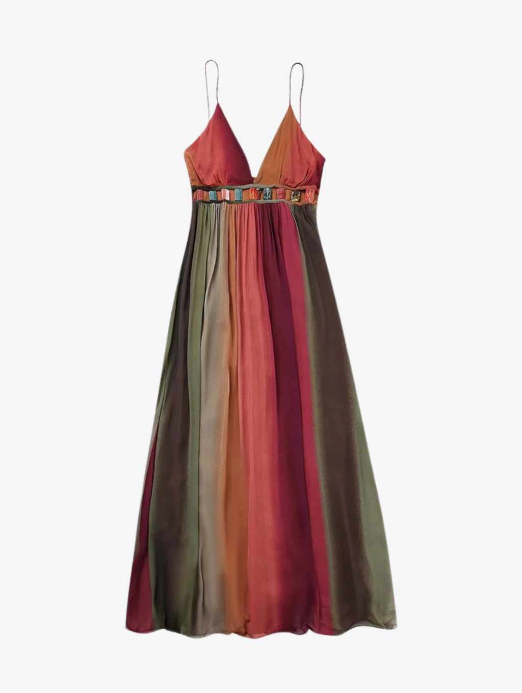 Vestido Longo com Pedrarias - Clover