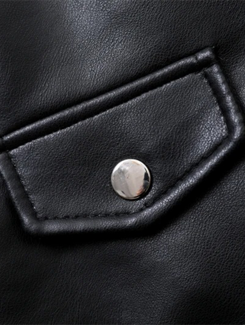 Jaqueta de Couro Sintético