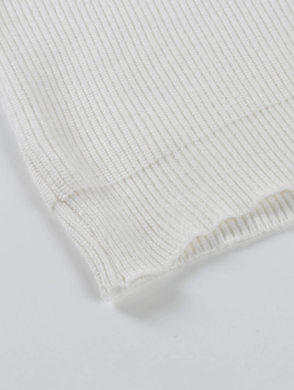 Blusa Casual de Tricô Gola Alta