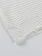 Blusa Casual de Tricô Gola Alta