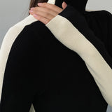 Blusa de Malha Manga Longa Dupla Face