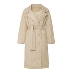 Casaco Longo com Amarração Cintura