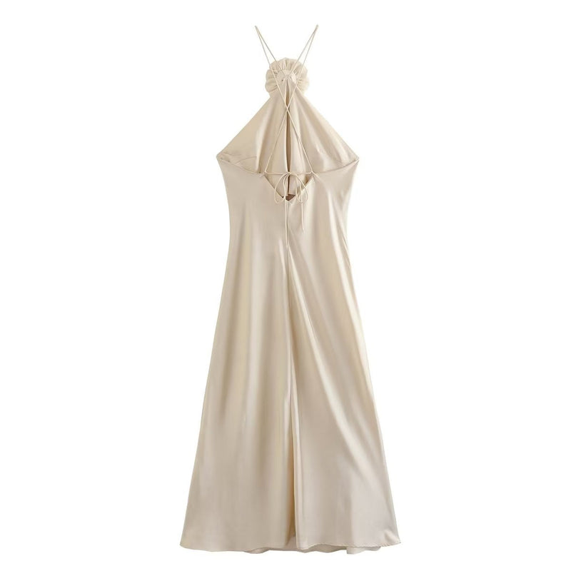 Vestido Longo Acetinado Urban