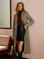 Casaco Longo em Xadrez