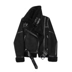 Jaqueta de Couro Forrada em Lã