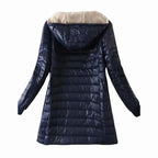 Casaco Impermeável Forrado de Lã com Zíper