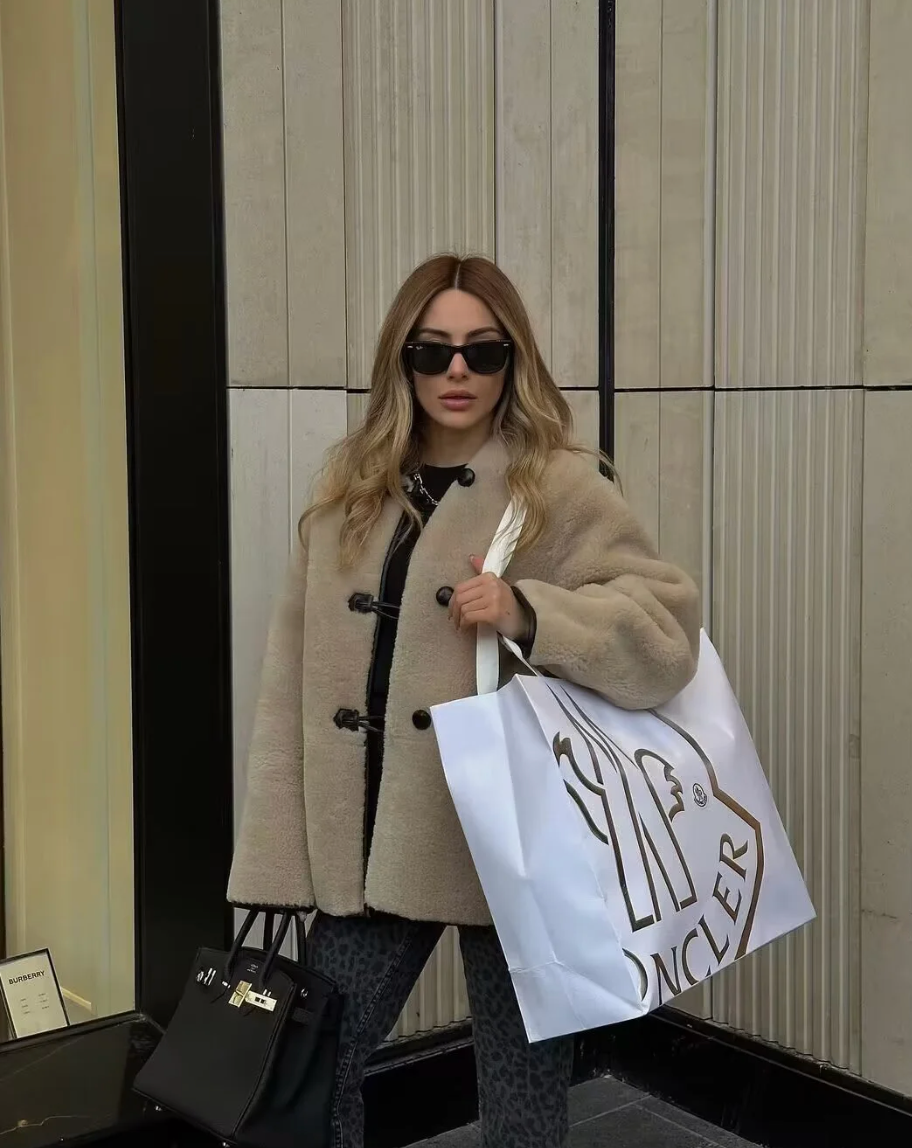 Casaco Peluciado de Inverno