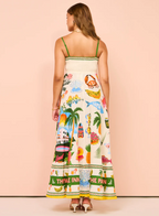 Vestido Longo Estampado - Paradise