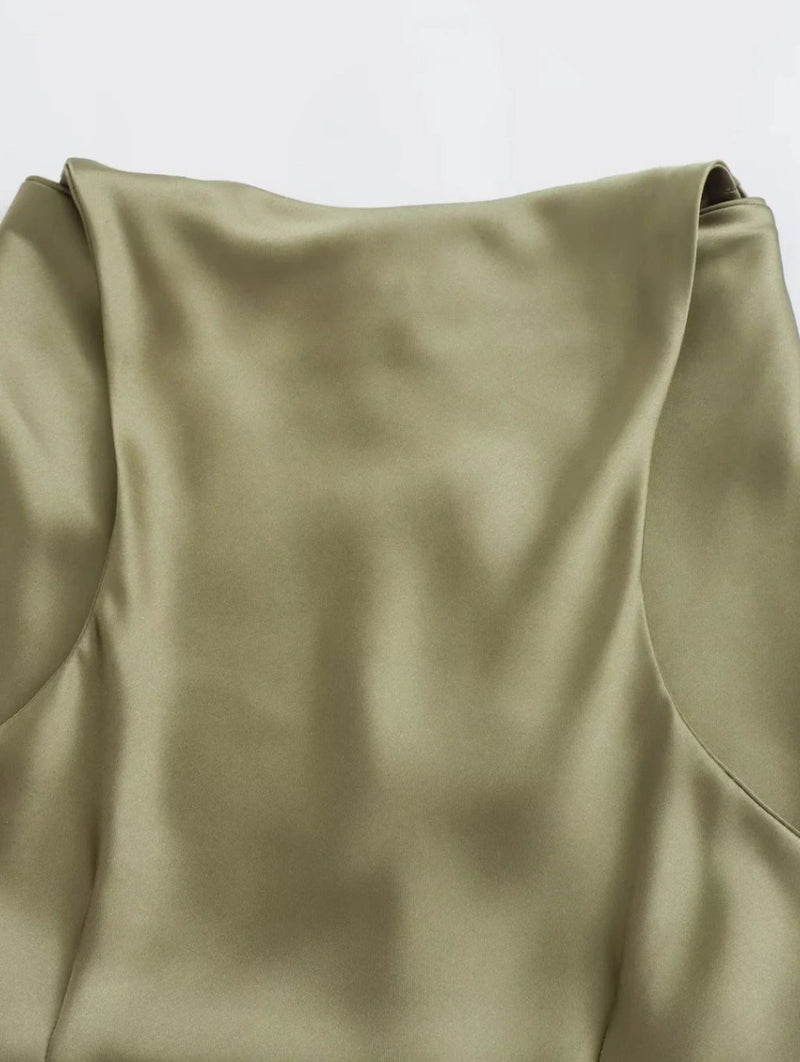 Vestido Longo Acetinado - Radiant