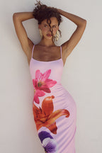 Vestido Longo Floral - Tulip