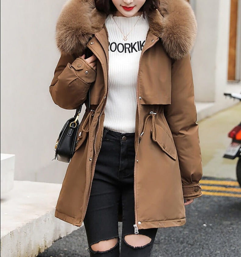 Casaco Feminino Forrado em Veludo