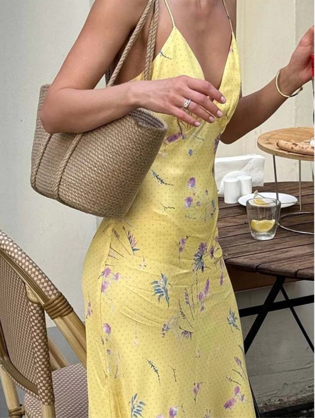 Vestido Longo de Estampa Floral - Yelloe