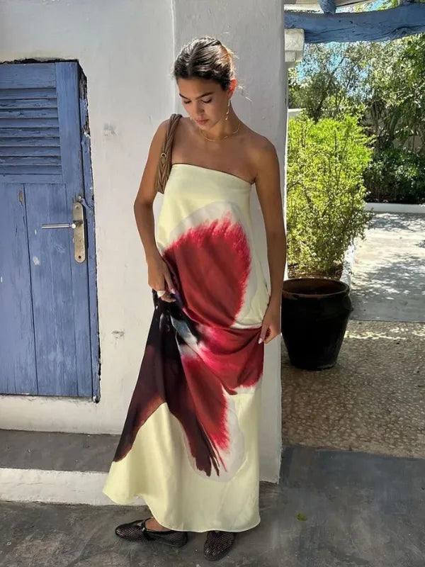 Vestido Tomara que Caia com Detalhe de Fivela - Charm