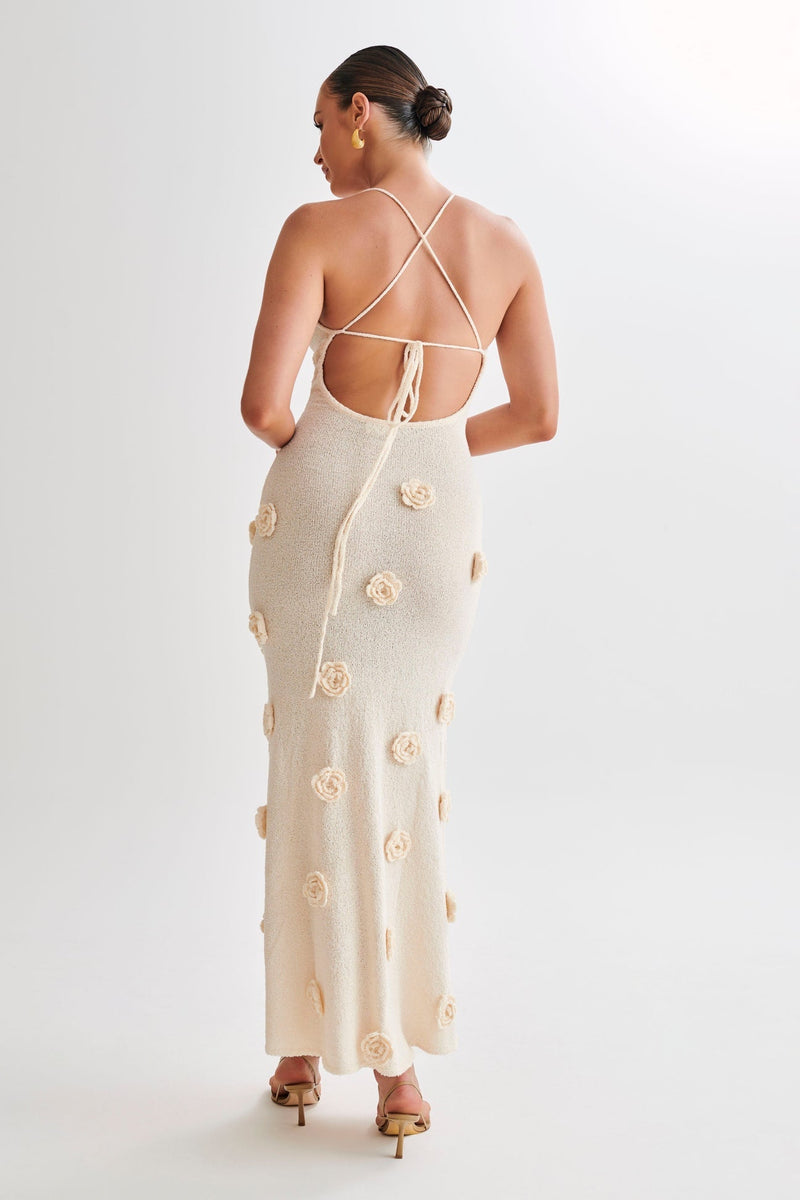Vestido Longo Maxi em Crochê - Kleid