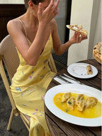 Vestido Longo de Estampa Floral - Yelloe