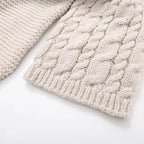 Suéter Trançado de Tricô