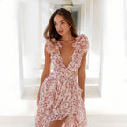 Vestido Longo Estampa Floral - Hoppa