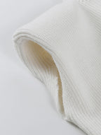 Blusa Casual de Tricô Gola Alta