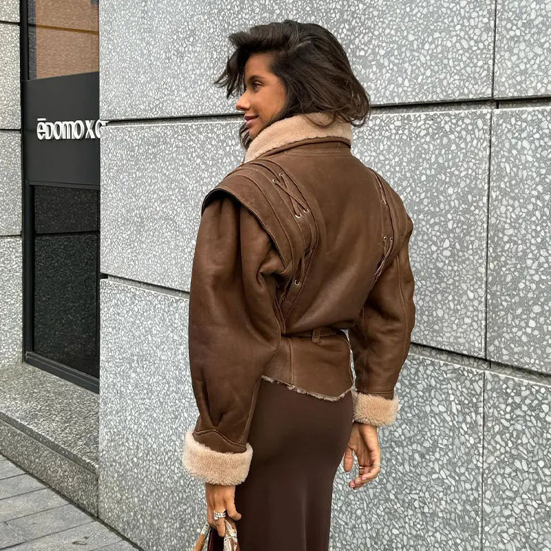 Jaqueta de Couro Legítimo - Lena