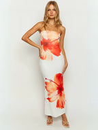 Vestido Longo Floral - Petals