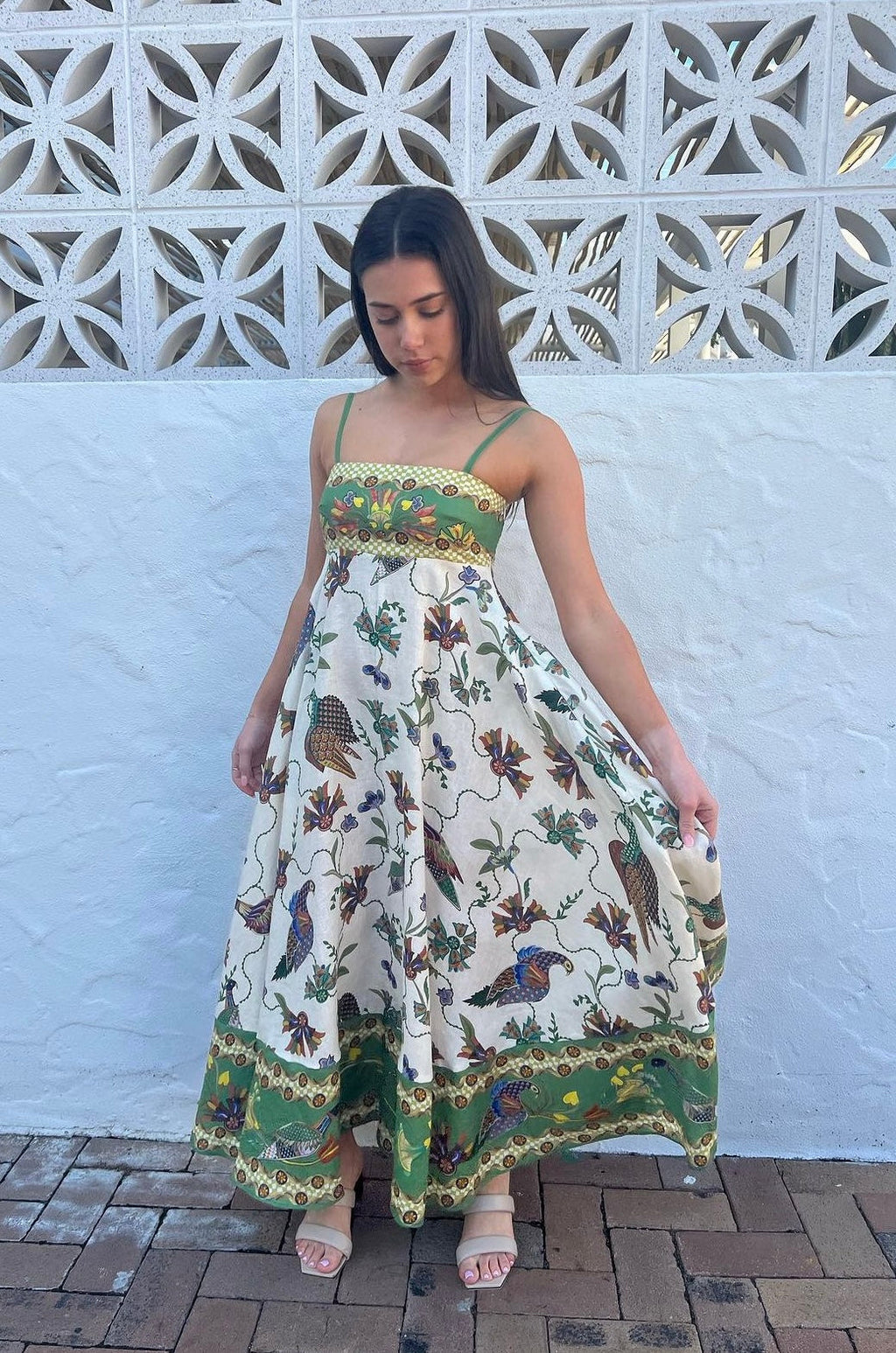 Vestido Longo de Verão Estampado