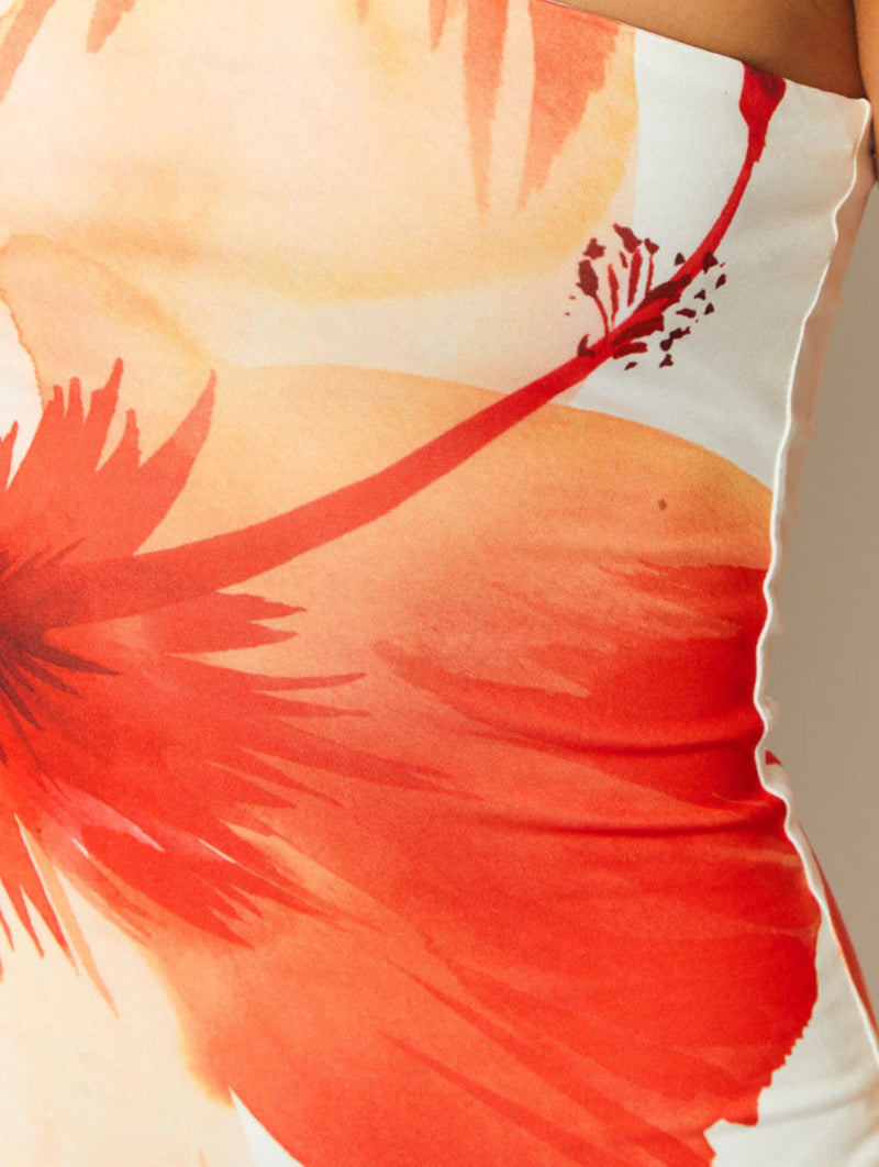 Vestido Longo Floral - Petals