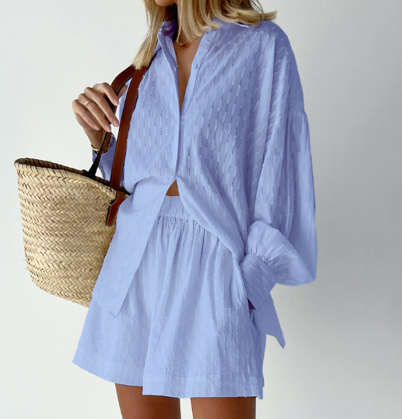 Conjunto Camisa e Shorts - Verão