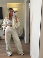 Conjunto de Moletom em Algodão