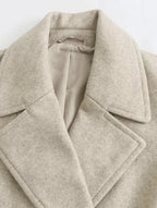 Casaco de Lã Batida - Sobretudo