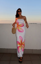 Vestido Longo Estampa Floral  - Flower Chic