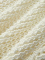 Vestido em Crochê com Borlas e Gola Alta - Azalea