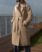 Casaco Longo com Amarração Cintura