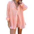 Conjunto de Blusa e Short Feminino em Linho - Mari