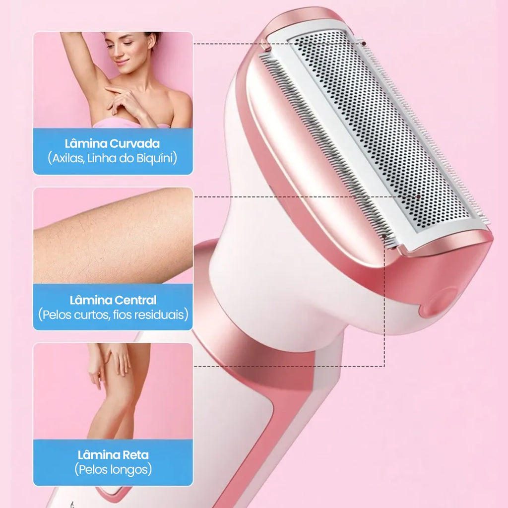 Depilador DermaPure® Elétrico 4 em 1