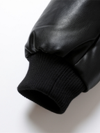 Jaqueta Bomber de Couro Sintético