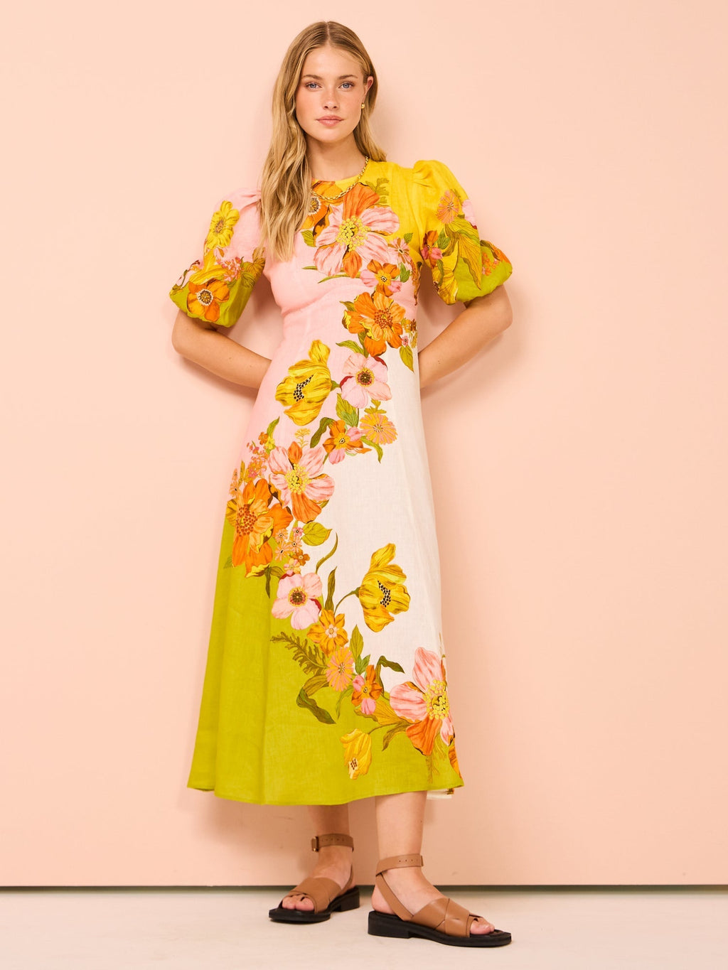 Vestido Longo Estampa Floral - Spring