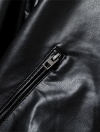 Jaqueta Bomber de Couro Sintético