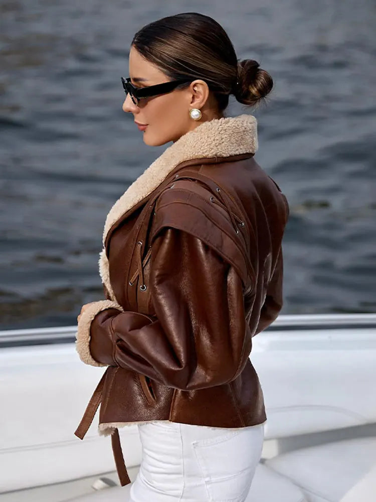 Jaqueta de Couro Legítimo - Lena