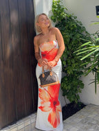 Vestido Longo Floral - Petals