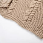 Suéter Trançado de Tricô