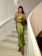 Vestido Longo Acetinado - Mirage