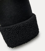 Jaqueta de Couro Forrada em Lã