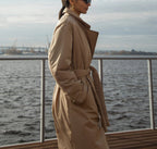 Casaco Longo com Amarração Cintura